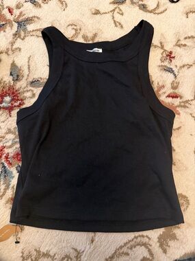 Women’s Black Ribbed Tank Top Reformation NWT